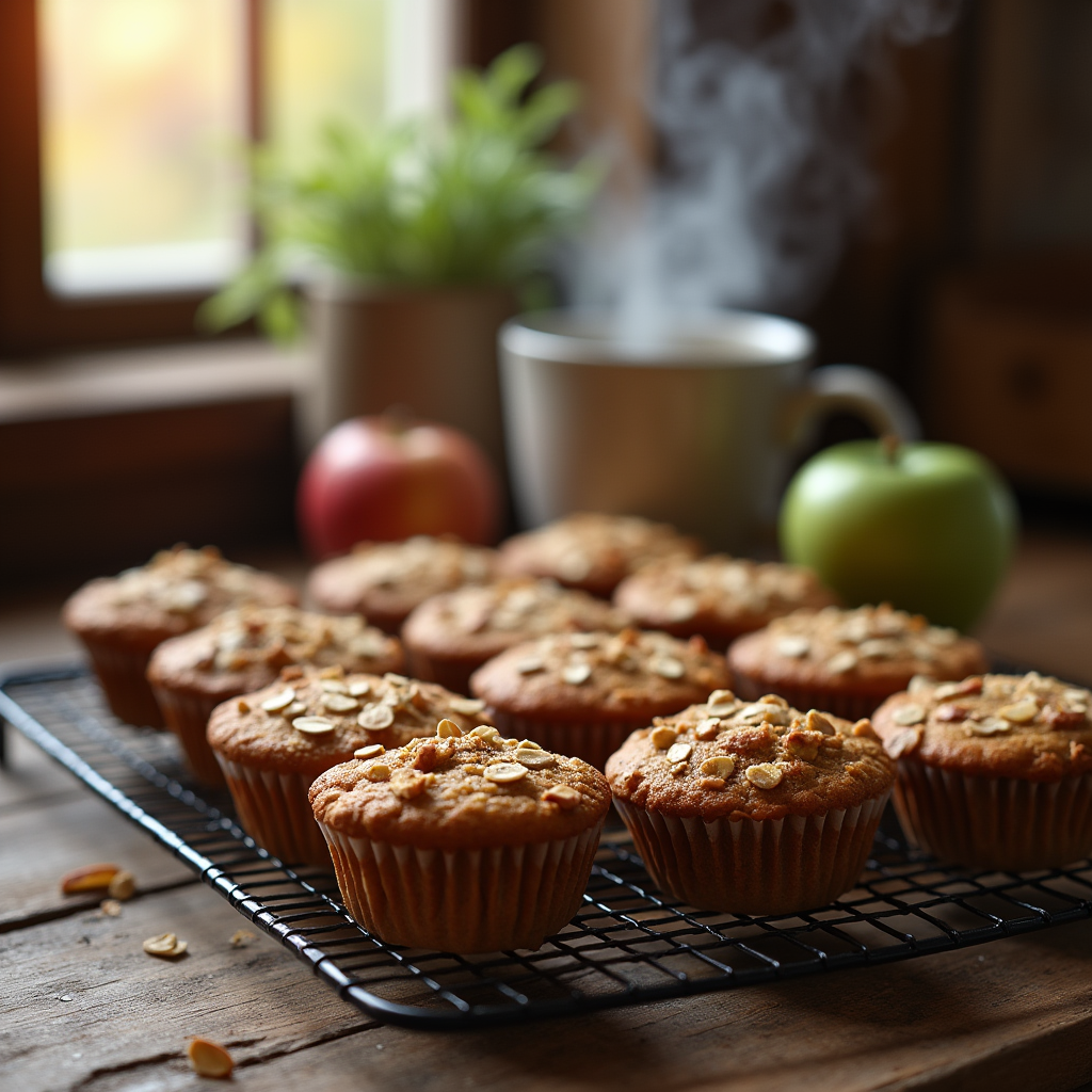 Apple Oat Muffins