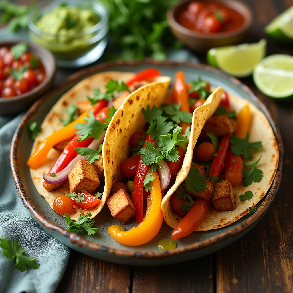 vegan fajitas