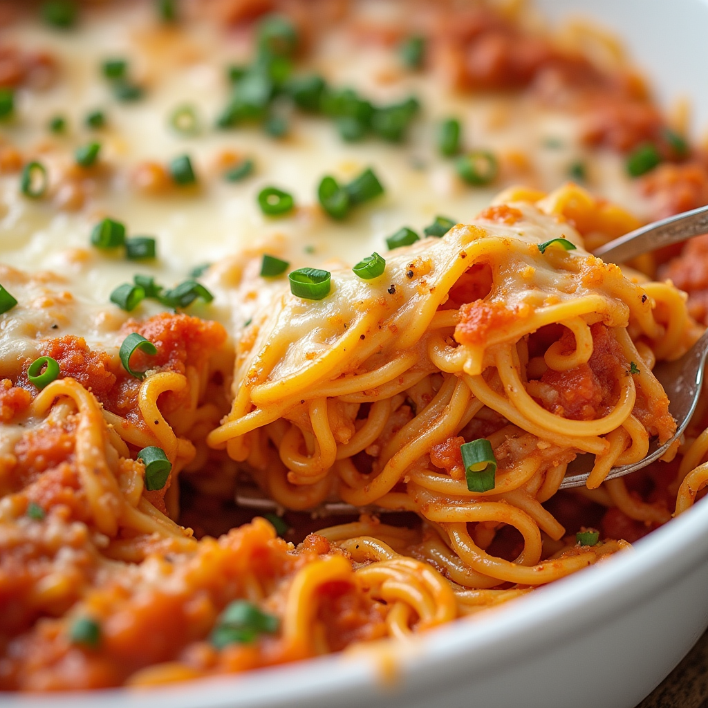 Vegan Baked Spaghetti