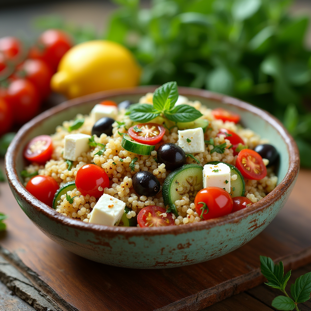 Mediterranean Quinoa Salad