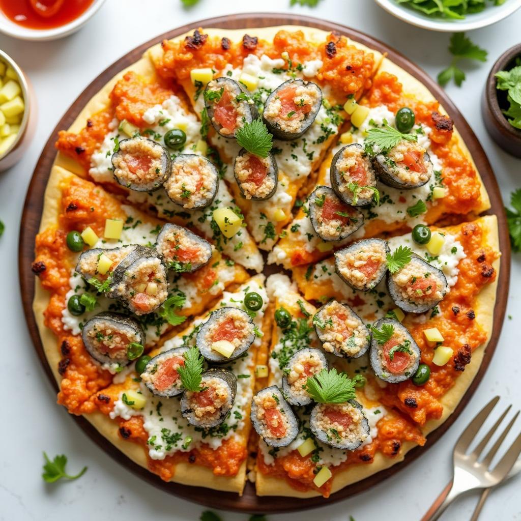 sushi pizza